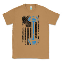 Toasted Coconut american flag gym and fitness  weight lifting gift t shirt Classic Tee - linhVisuals