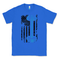 True Royal american flag gym and fitness  weight lifting gift t shirt Classic Tee - linhVisuals