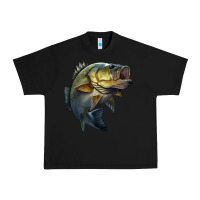 Black jumping bass Urban Heavy Tee - LillyAllenDesigns