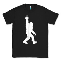 Black funny bigfoot middle finger for squatch believers t shirt Classic Tee - linhVisuals