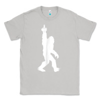 Moon Dust funny bigfoot middle finger for squatch believers t shirt Classic Tee - linhVisuals