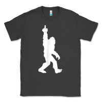 Smoke funny bigfoot middle finger for squatch believers t shirt Classic Tee - linhVisuals