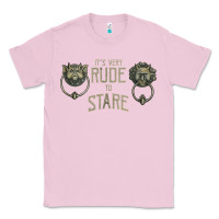 Bubblegum Pink it's very rude to stare labyrinth door knocker tank top Classic Tee - linhVisuals