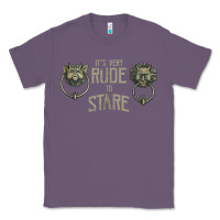 Lavender it's very rude to stare labyrinth door knocker tank top Classic Tee - linhVisuals
