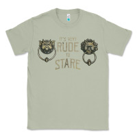 Matcha it's very rude to stare labyrinth door knocker tank top Classic Tee - linhVisuals