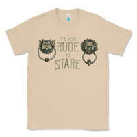 Mushroom it's very rude to stare labyrinth door knocker tank top Classic Tee - linhVisuals