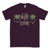 Plum it's very rude to stare labyrinth door knocker tank top Classic Tee - linhVisuals