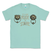Seafoam it's very rude to stare labyrinth door knocker tank top Classic Tee - linhVisuals