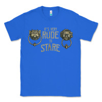 True Royal it's very rude to stare labyrinth door knocker tank top Classic Tee - linhVisuals