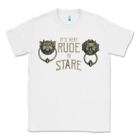 White it's very rude to stare labyrinth door knocker tank top Classic Tee - linhVisuals