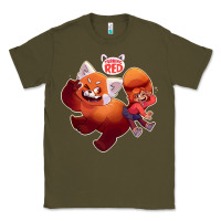 Army Green turning red Merch Classic Tee - linhVisuals