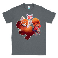 Charcoal Heather turning red Merch Classic Tee - linhVisuals