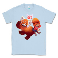 Dusty Blue turning red Merch Classic Tee - linhVisuals
