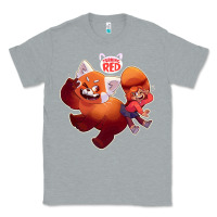 Heather Grey turning red Merch Classic Tee - linhVisuals