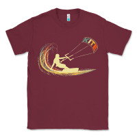 Burgundy kite kiteboarding kiting kitesurfing kitesurf gift premium t shirt Classic Tee - linhVisuals