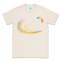 Natural kite kiteboarding kiting kitesurfing kitesurf gift premium t shirt Classic Tee - linhVisuals