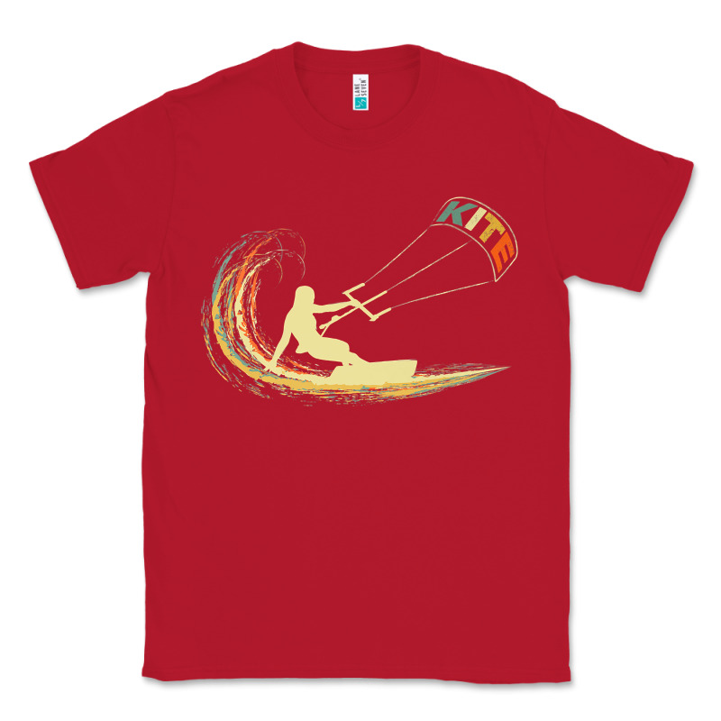 Kite Kiteboarding Kiting Kitesurfing Kitesurf Gift Premium T Shirt Classic Tee by linhVisuals | Teevron