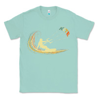 Seafoam kite kiteboarding kiting kitesurfing kitesurf gift premium t shirt Classic Tee - linhVisuals