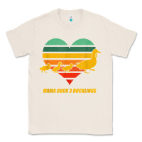 Natural mama duck mother of 3 duckling funny mom mommy animal lover t shirt Classic Tee - linhVisuals