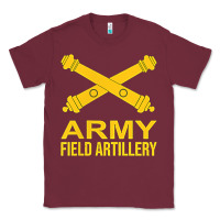Burgundy army field artillery branch us usa t shirt Classic Tee - linhVisuals