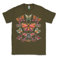 Army Green butterfly breeds butterfly t shirt Classic Tee - linhVisuals