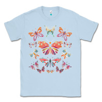 Dusty Blue butterfly breeds butterfly t shirt Classic Tee - linhVisuals