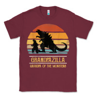 Burgundy mens grandpazilla grandpa of monsters retro halloween christmas t shir Classic Tee - linhVisuals