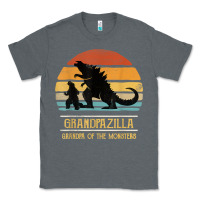 Charcoal Heather mens grandpazilla grandpa of monsters retro halloween christmas t shir Classic Tee - linhVisuals
