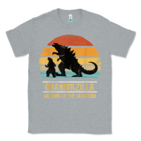 Mens Grandpazilla Grandpa Of Monsters Retro Halloween Christmas T Shir Classic Tee | Teevron