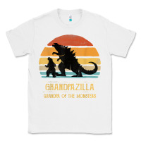 White mens grandpazilla grandpa of monsters retro halloween christmas t shir Classic Tee - linhVisuals