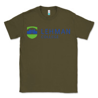 Army Green lehman college Classic Tee - linhVisuals