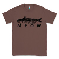 Chestnut catfish meow funny catfishing fishing fisherman gift t shirt Classic Tee - linhVisuals