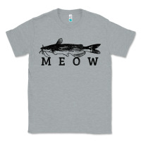Heather Grey catfish meow funny catfishing fishing fisherman gift t shirt Classic Tee - linhVisuals