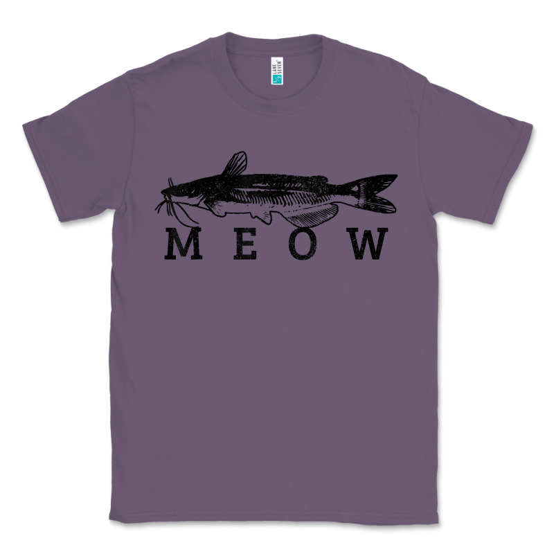 Catfish Meow Funny Catfishing Fishing Fisherman Gift T Shirt Classic Tee by linhVisuals | Teevron