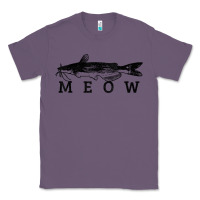 Lavender catfish meow funny catfishing fishing fisherman gift t shirt Classic Tee - linhVisuals