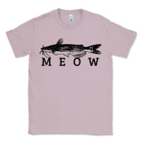 Lilac catfish meow funny catfishing fishing fisherman gift t shirt Classic Tee - linhVisuals