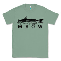Sage catfish meow funny catfishing fishing fisherman gift t shirt Classic Tee - linhVisuals