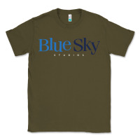 Army Green Blue Sky Studios Classic Tee - linhVisuals