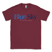 Burgundy Blue Sky Studios Classic Tee - linhVisuals