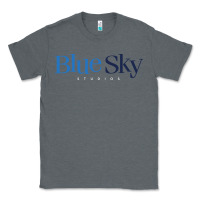 Charcoal Heather Blue Sky Studios Classic Tee - linhVisuals