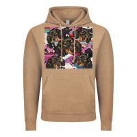 Vintage Coffee dachshund Vintage Hoodie - BarkalooDesign