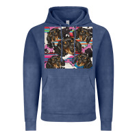 Vintage Denim dachshund Vintage Hoodie - BarkalooDesign