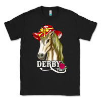 Black derby day shirt 2022 horse derby party horse racing t shirt Classic Tee - linhVisuals