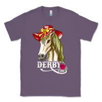 Lavender derby day shirt 2022 horse derby party horse racing t shirt Classic Tee - linhVisuals