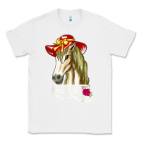 White derby day shirt 2022 horse derby party horse racing t shirt Classic Tee - linhVisuals
