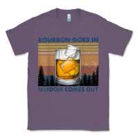 Lavender bourbon goes in wisdom comes out vintage t shirt Classic Tee - linhVisuals