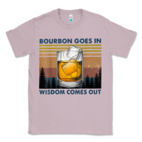 Lilac bourbon goes in wisdom comes out vintage t shirt Classic Tee - linhVisuals