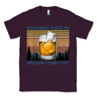 Plum bourbon goes in wisdom comes out vintage t shirt Classic Tee - linhVisuals