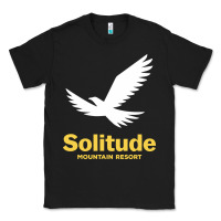 Black Solitude Mountain Resort Classic Tee - linhVisuals