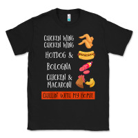 Black chicken wing chicken wing hotdog and bologna shirt t shirt Classic Tee - linhVisuals